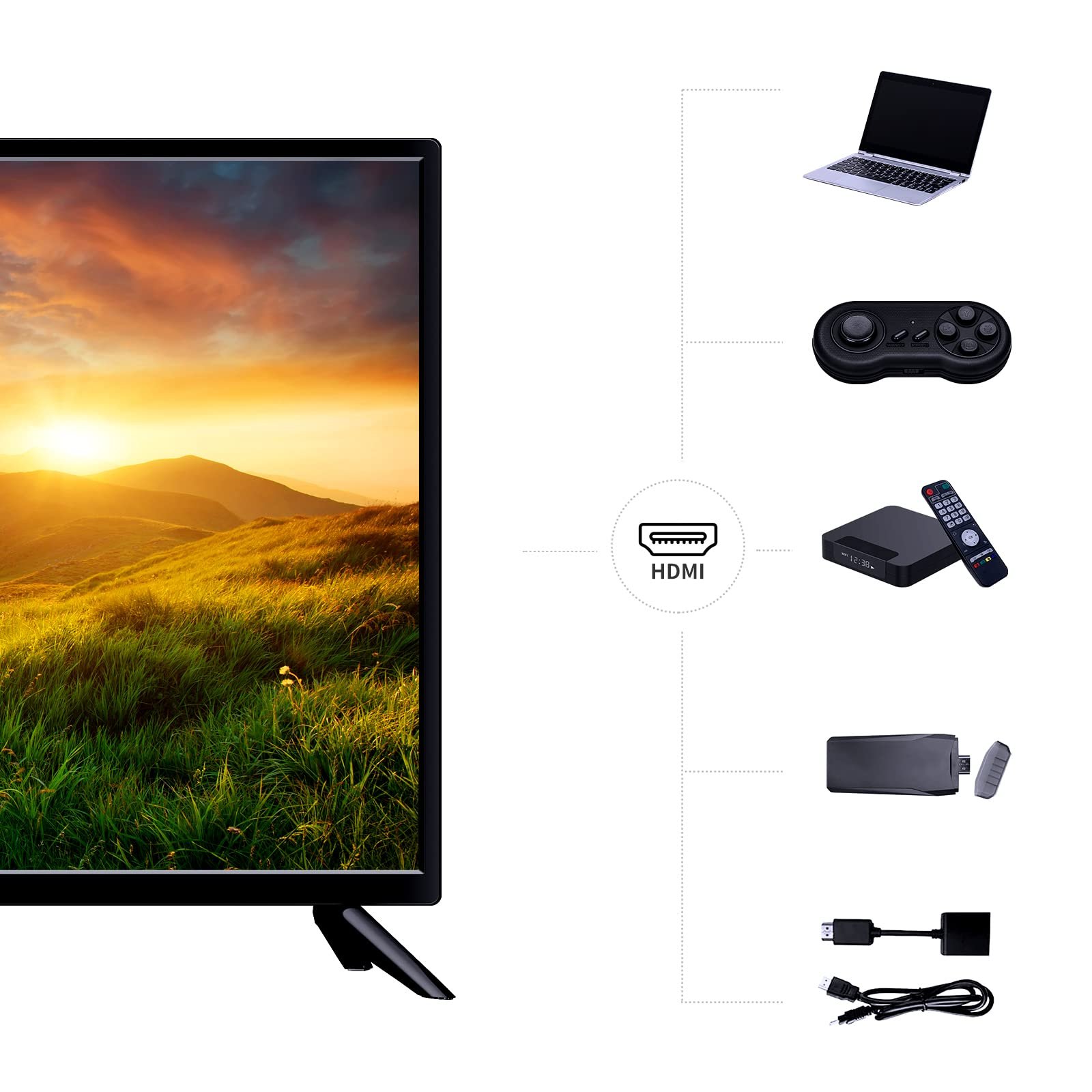 Television Manufacturer OEM/ODM Led TV 32 Inch Televisions ATV DTV DVB-T2 S2 HDTV LED TV