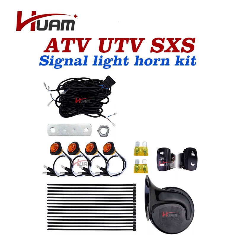 ATV UTV SXS Turn signal LED Light Kit Speaker Suitable for Polaris RZR Can Am Turn signal Package