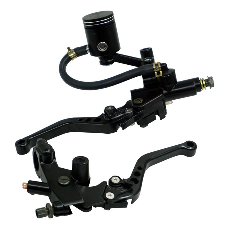 7/8" 22mm CNC Aluminum Motorcycle Brake Clutch Master Cylinder Lever Reservoir Universal Adjustable ATV for Yamaha Honda Suzuki