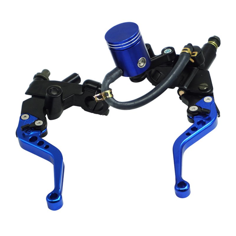 7/8" 22mm CNC Aluminum Motorcycle Brake Clutch Master Cylinder Lever Reservoir Universal Adjustable ATV for Yamaha Honda Suzuki