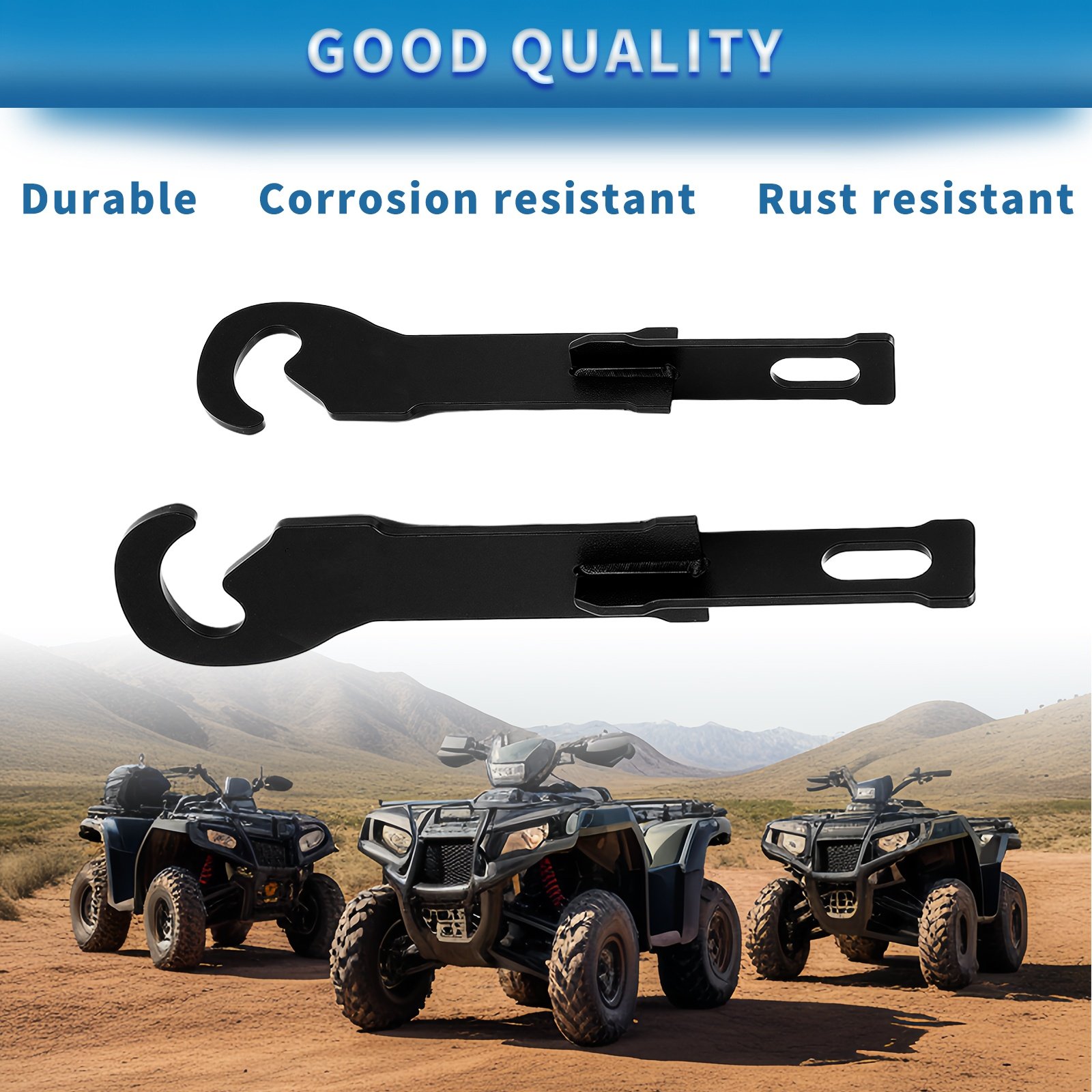 4.5inch Lock Door Latch Lock Extender Vent Latches Hood with Vent Extender for 2020-2025 RZR PRO XP/4 Atv Parts & Accessories