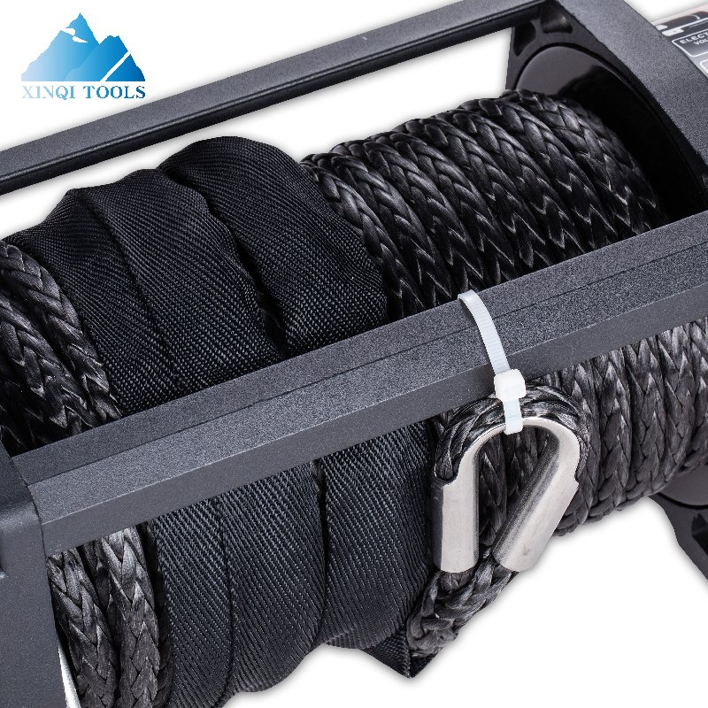 XINQI 2021 Best Selling 12V Synthetic Rope Waterproof 9500lb Electric Winch for ATV/UTV Off-road