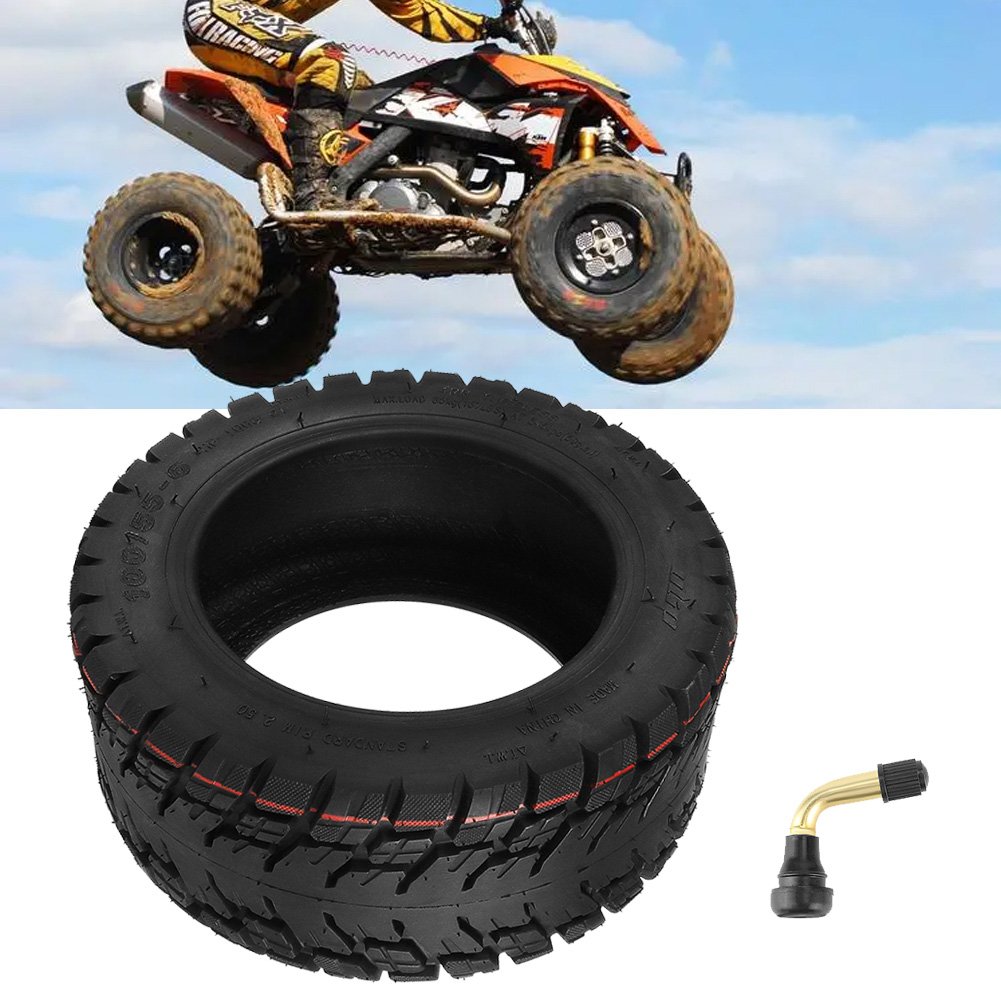 New Image 100/55-6 11 Inch Off-Road Tubeless Tires With Valve Non-slip for Go Karts ATV Quad Mini Bike E-Scooter Tire