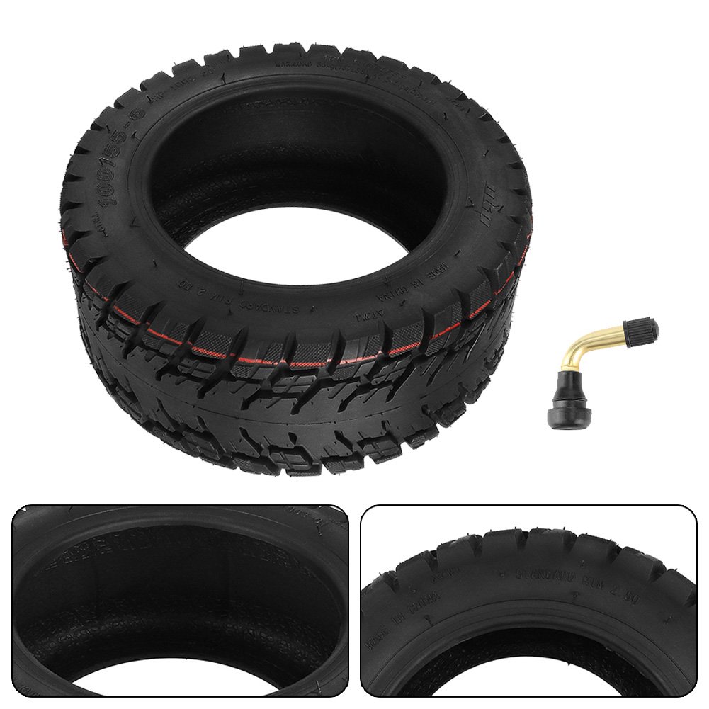 New Image 100/55-6 11 Inch Off-Road Tubeless Tires With Valve Non-slip for Go Karts ATV Quad Mini Bike E-Scooter Tire