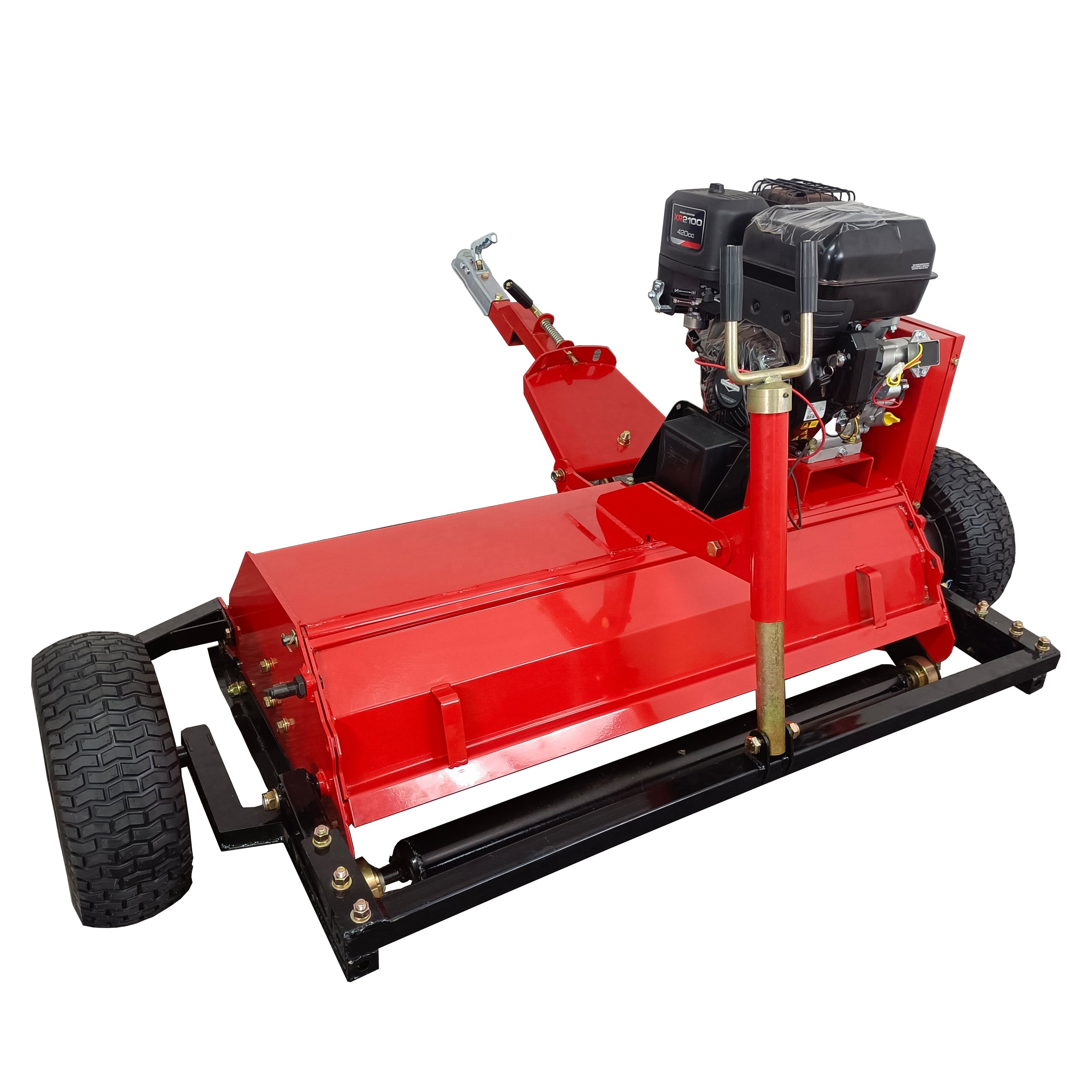 Factory Tractor Gasoline 15hp Quad Tow Behind Flail Mower Atv Flail Mower Sickle Bar Mower for Atv