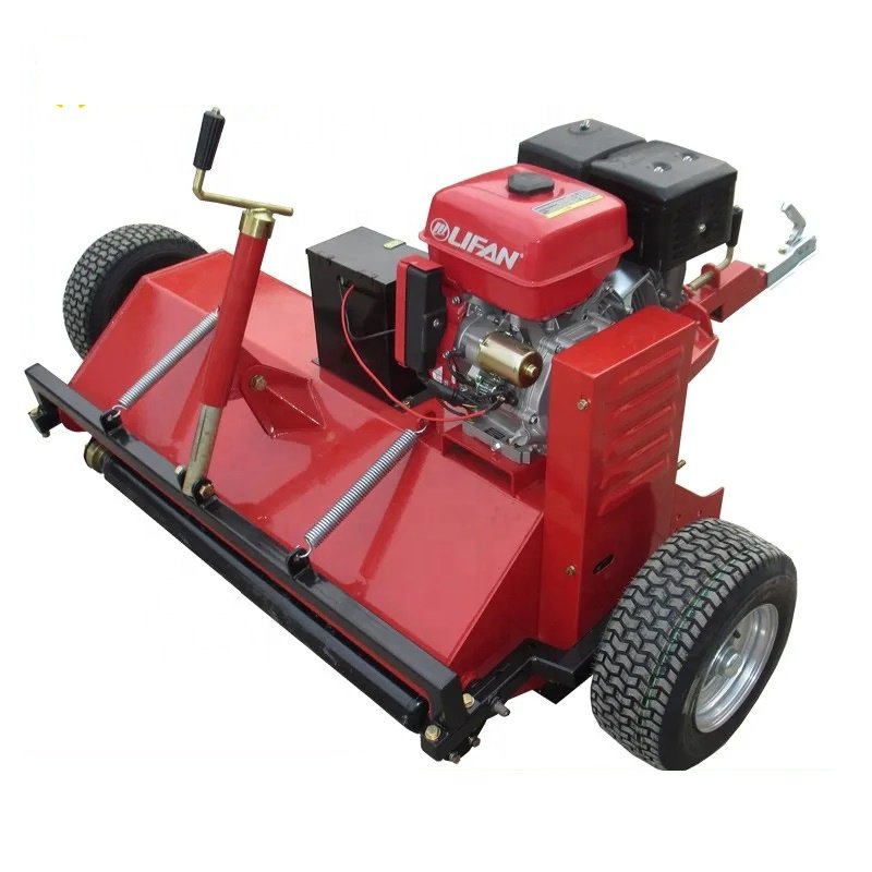 Factory Tractor Gasoline 15hp Quad Tow Behind Flail Mower Atv Flail Mower Sickle Bar Mower for Atv