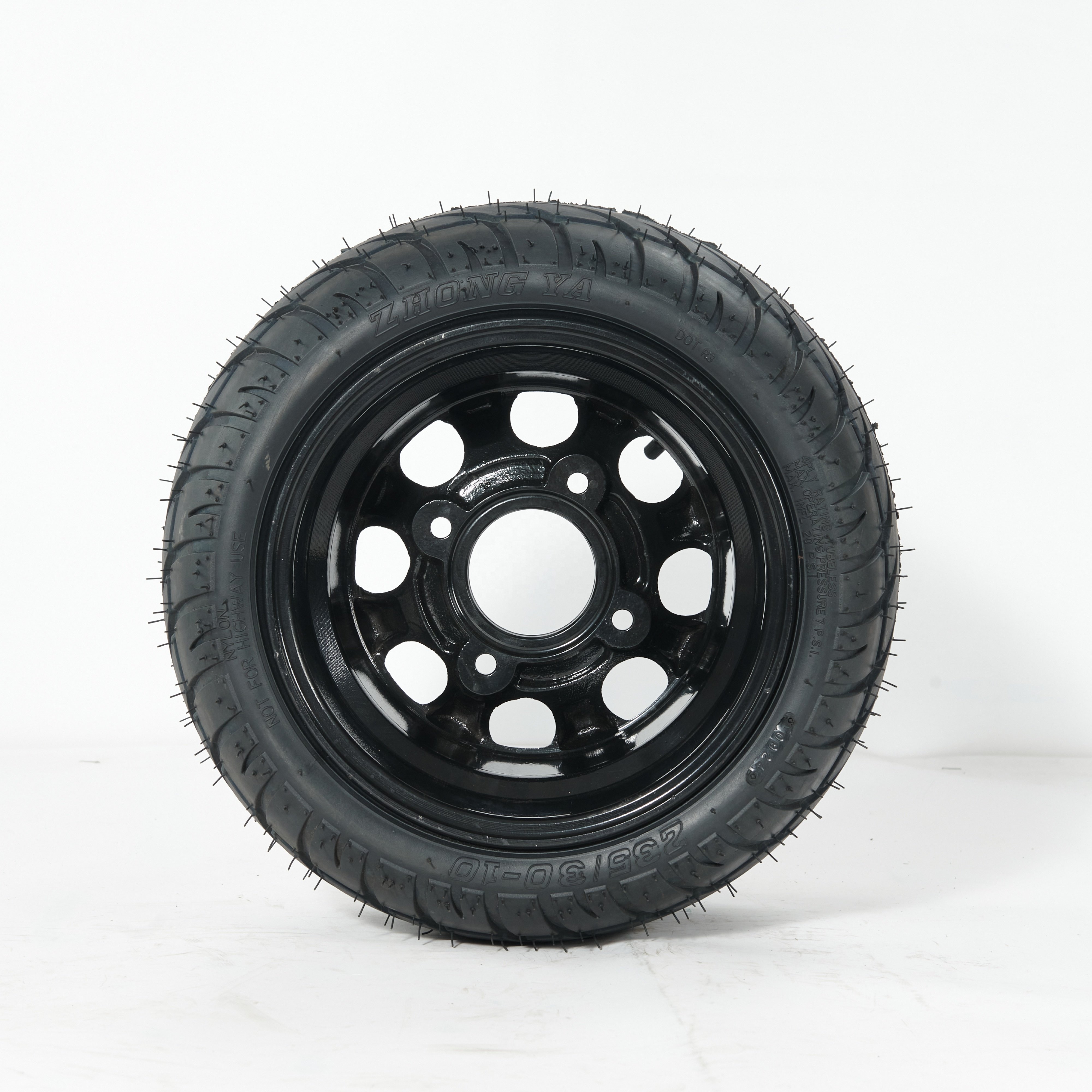 Wholesale 235 / 30-10 Inch Tire with Alloy Wheel Hub for Four Wheel Go Kart ATV Electric Vehicle Accessories Modification