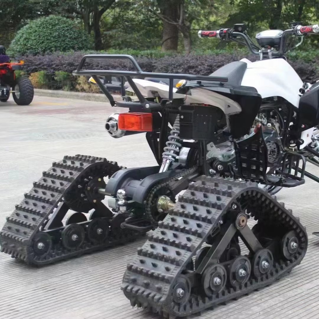 250cc 300cc Snow ATV With Unique Design Popular Ski Tracked Snowmobile & Snowscoot for Entertainment New Condition