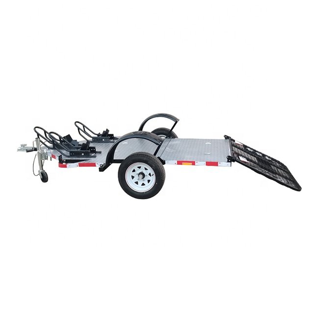 Folding Camping UTV ATV Foldable Motorcycle Trailer for Car