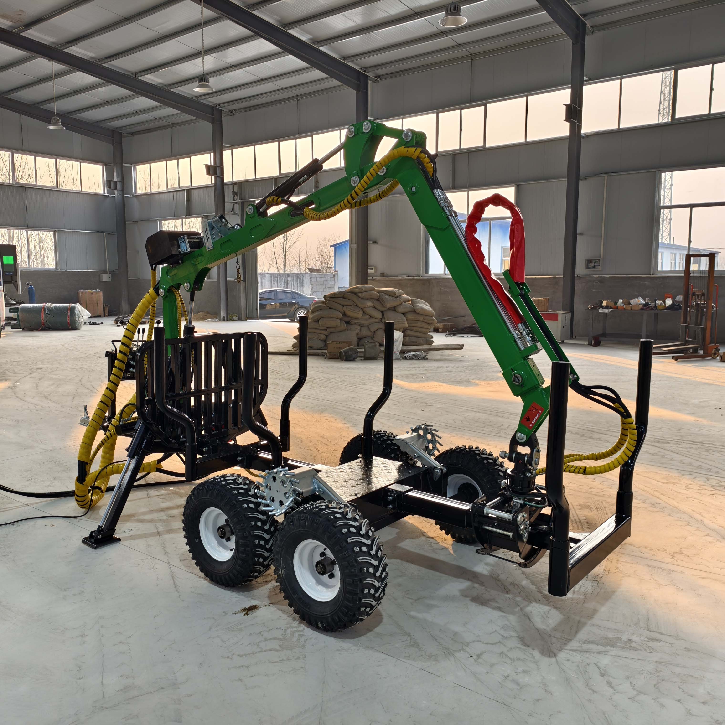 Bossworth Hot Sale China Supplier Hign Quality Large Capacity Atv Trailer/atv Timber Trailer/atv Log Trailer