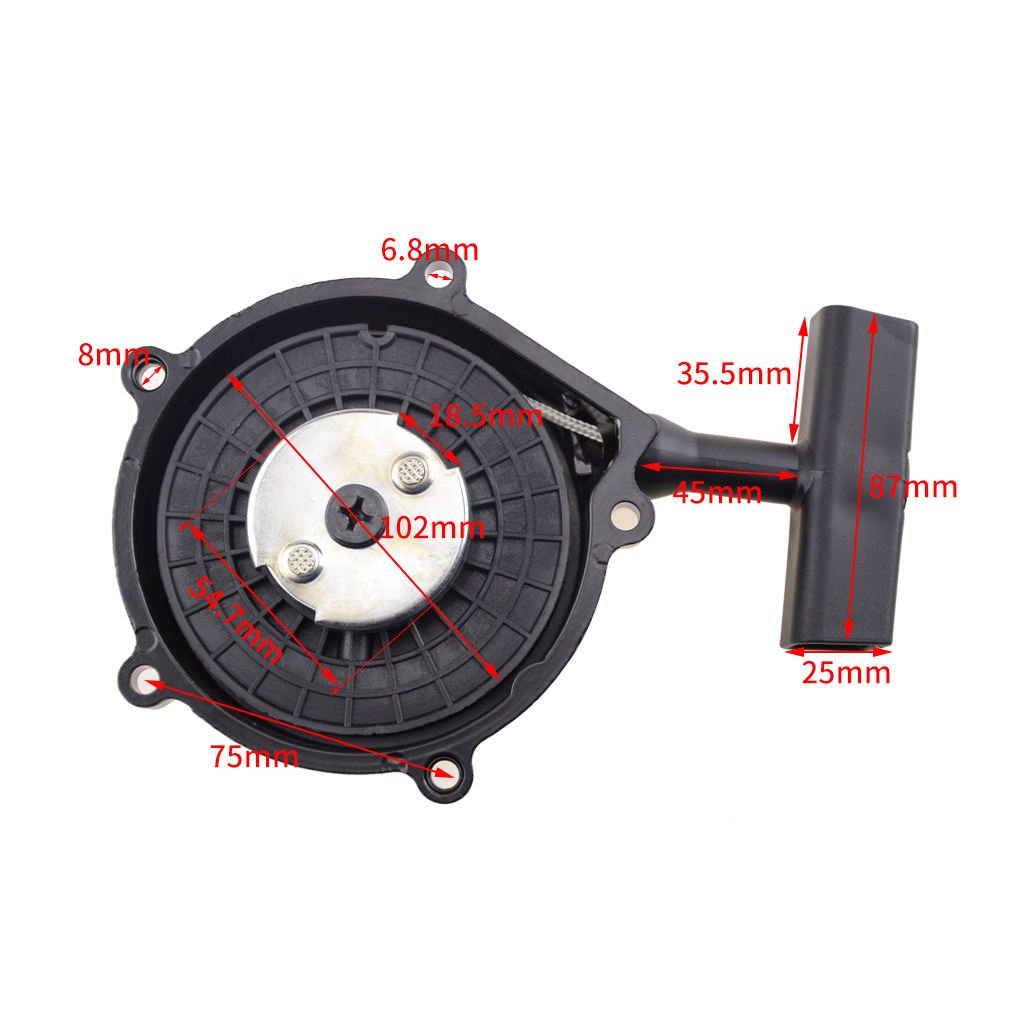 ATV Pull Starter Hand Start Puller Recoil Pull Starter for GY6 150cc 180cc 200cc 150 180 200 300 JLA-931E