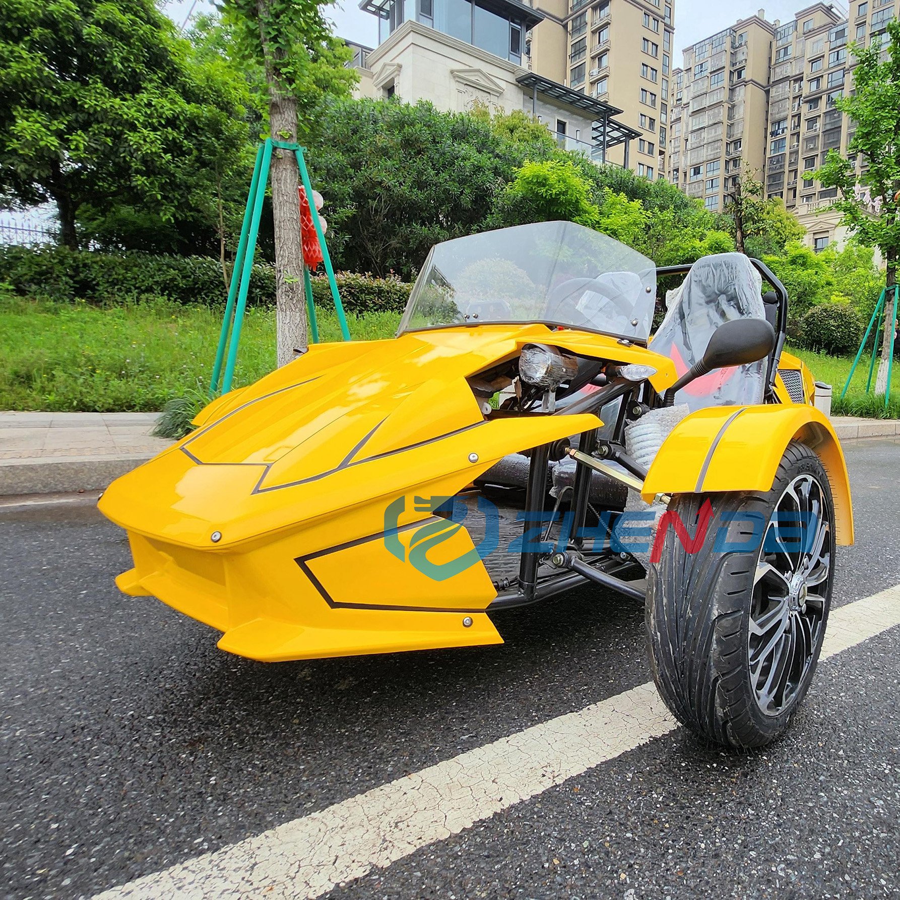 New 350cc 4-seat Utility Vehicle New Buggy Cars Adults Utility Vehicle Petrol Carts Trike Roadster Special Transportation
