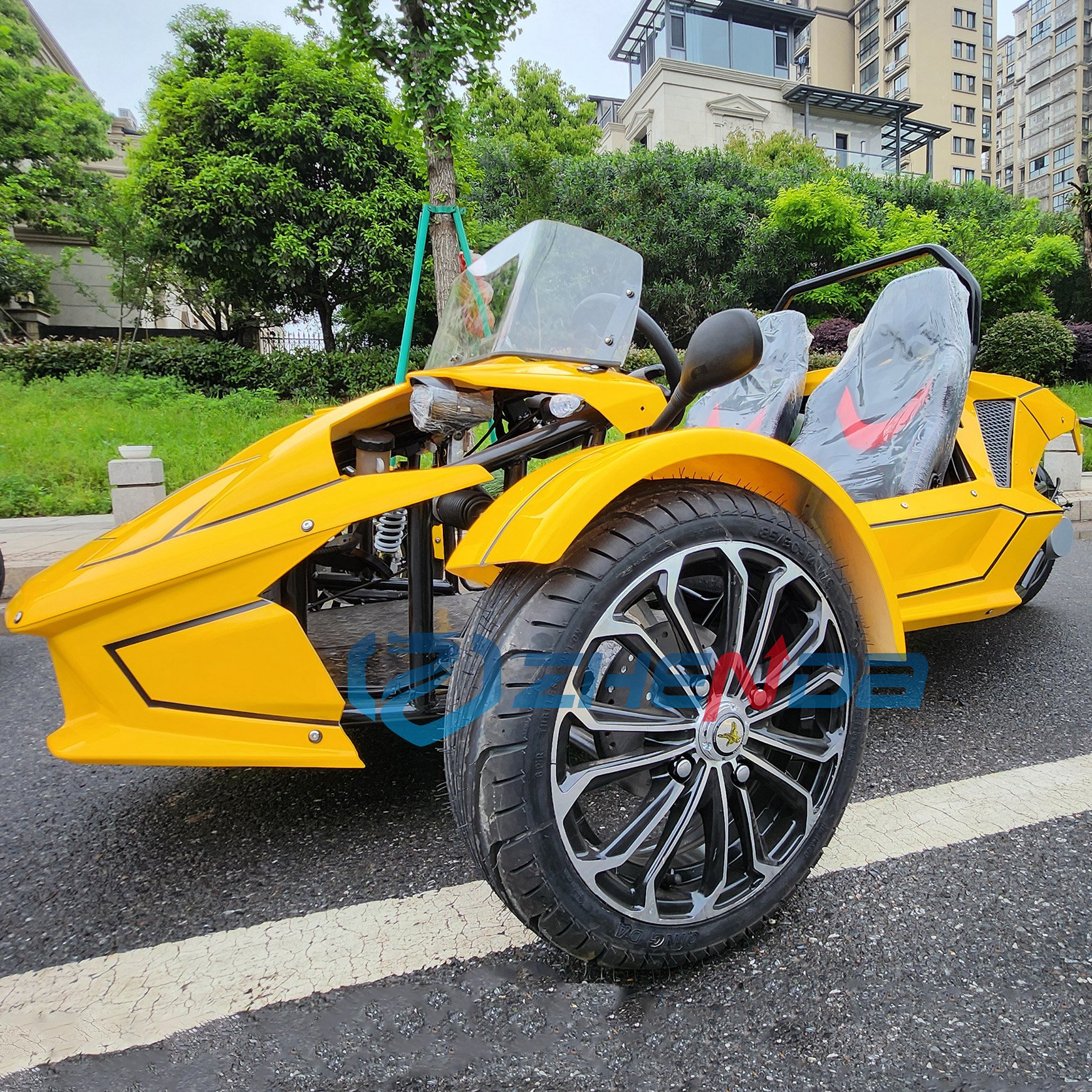New 350cc 4-seat Utility Vehicle New Buggy Cars Adults Utility Vehicle Petrol Carts Trike Roadster Special Transportation