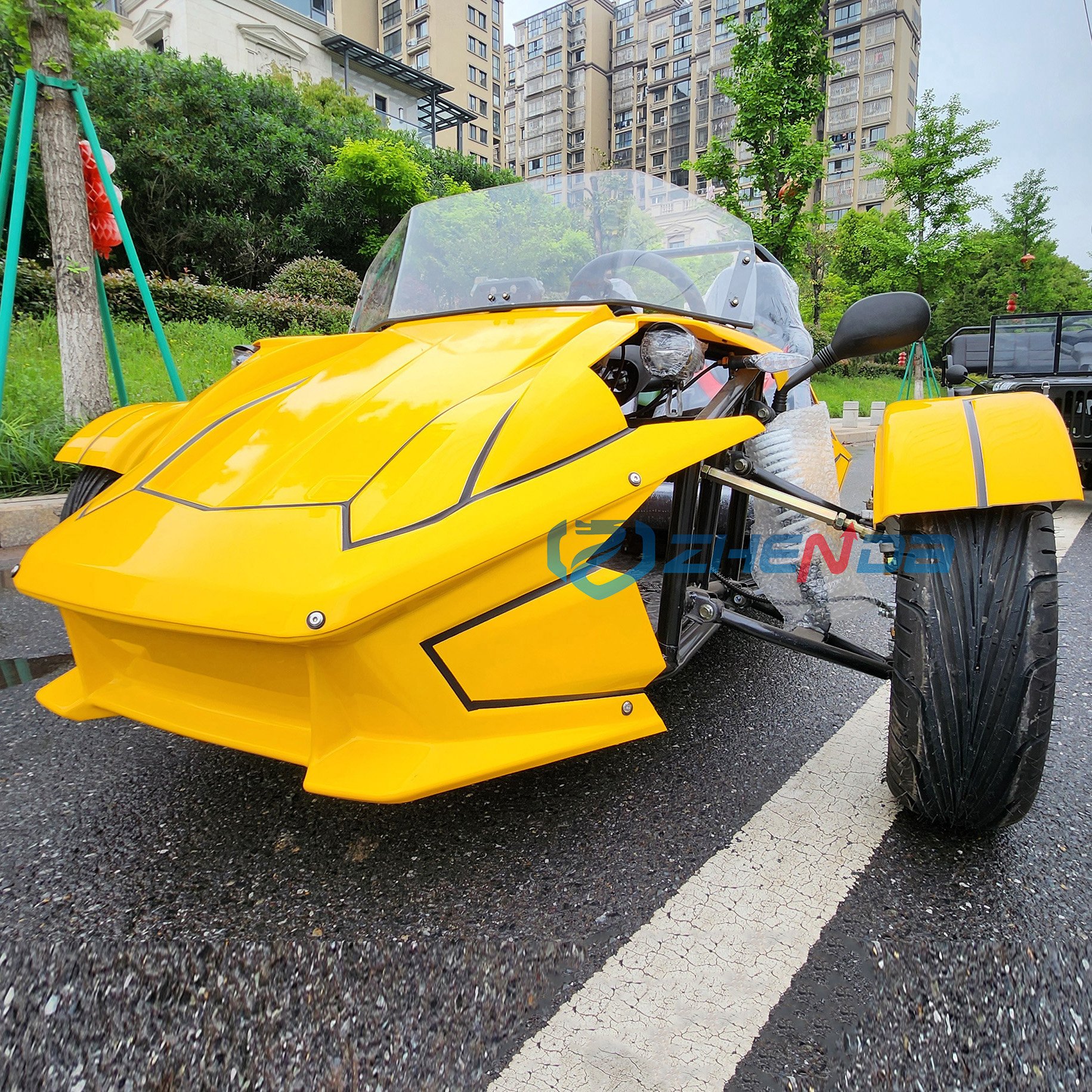 New 350cc 4-seat Utility Vehicle New Buggy Cars Adults Utility Vehicle Petrol Carts Trike Roadster Special Transportation