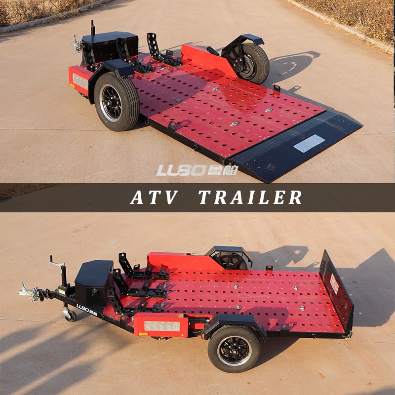 CHINA LUBO Low Bed Trailer ATV Trailer