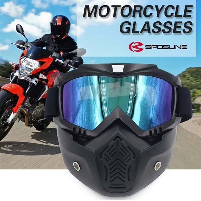 Wholesale OEM Custom Logo MX Goggles Polarized Blue Ski and ATV Dirt Bike Motorcycle Motocross Goggles with Custom Logo