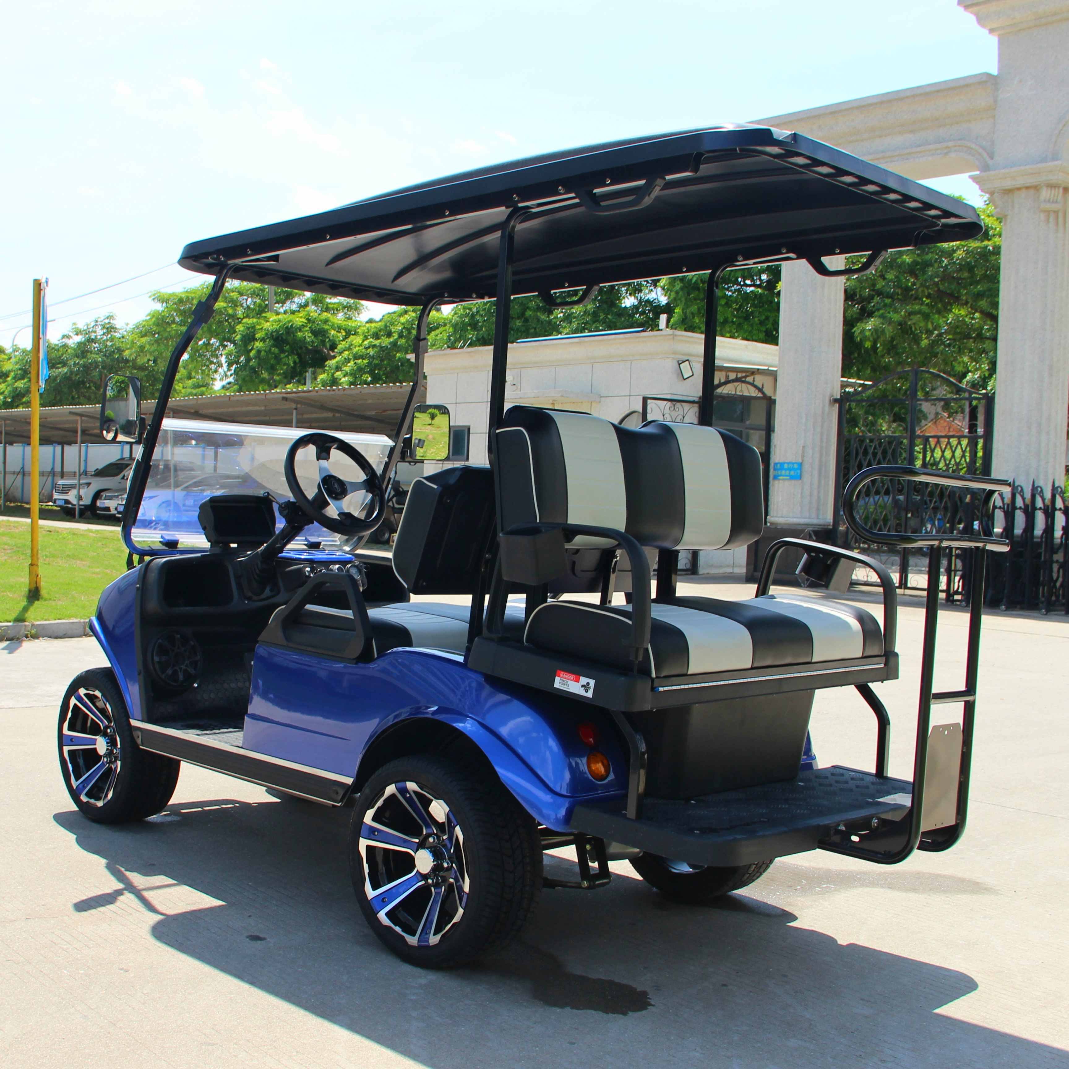 HDK EVOLUTION 4 Seater Wholesale Personal Small Car Scooters 48V Carrier Classic 4 Wheel Electric Golf Cart