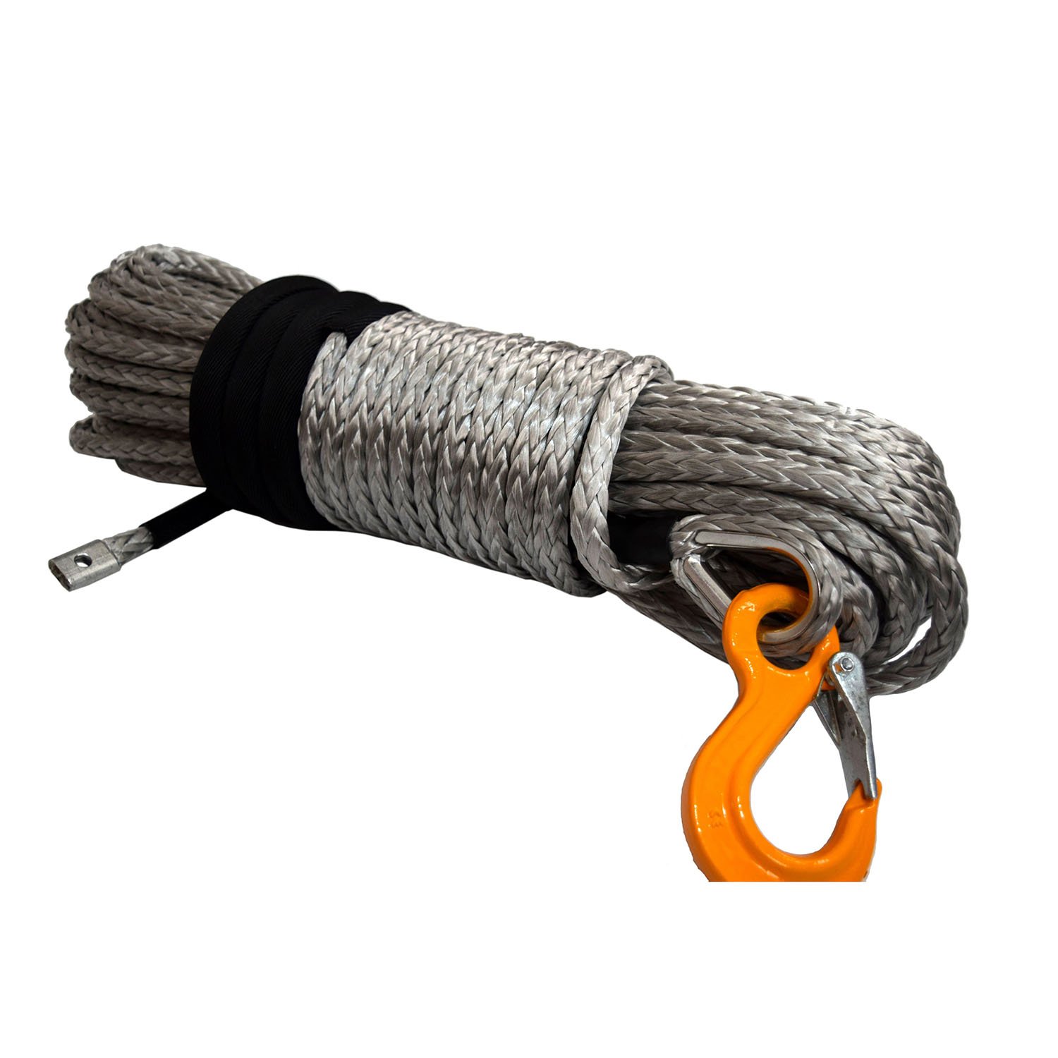Monster4WD 100ft 3/8 Inch Synthetic Winch Rope,Off-Road Replacement Recovery Rope,ATV Winch Cable for ATV