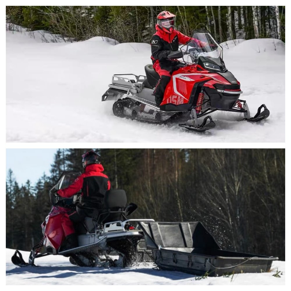 1000CC Two-Cylinder Touring Adult Snowmobile Large-Displacement ATV All-Terrain Vehicle for Snowmobiling and Sledding