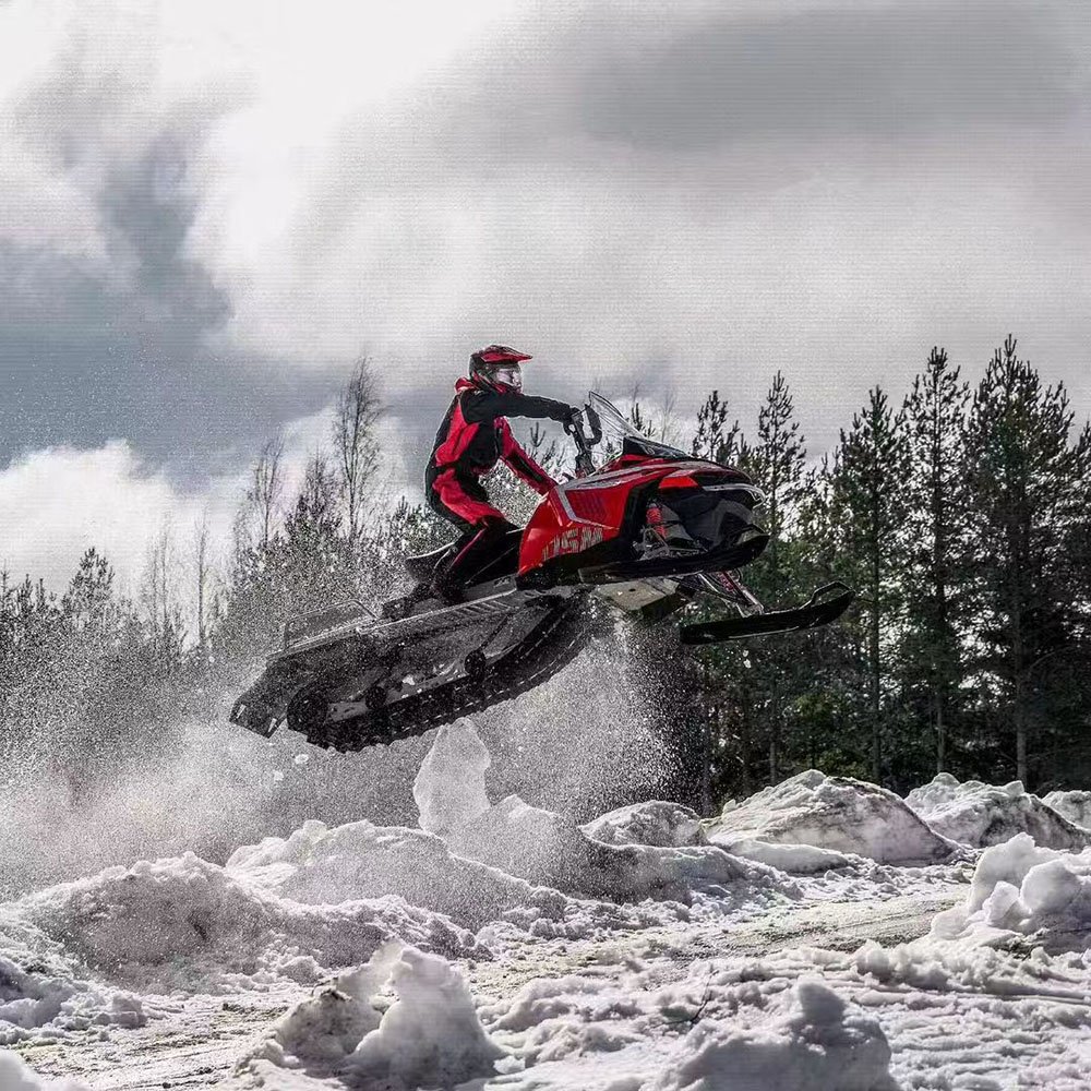 1000CC Two-Cylinder Touring Adult Snowmobile Large-Displacement ATV All-Terrain Vehicle for Snowmobiling and Sledding
