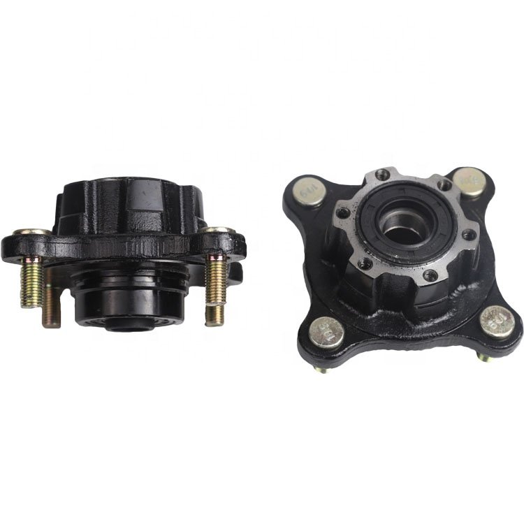 17mm/20mm M12 4 Stud Front Wheel Hub Bearing Flange Fit for China ATV 110cc 150cc 200cc 250cc Go Kart Buggy UTV Quad Bike Parts