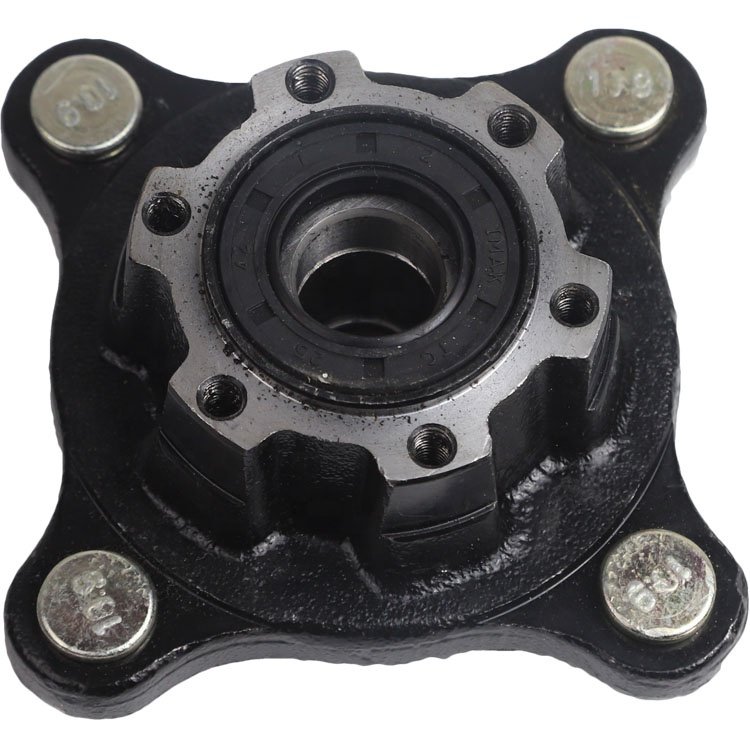 17mm/20mm M12 4 Stud Front Wheel Hub Bearing Flange Fit for China ATV 110cc 150cc 200cc 250cc Go Kart Buggy UTV Quad Bike Parts