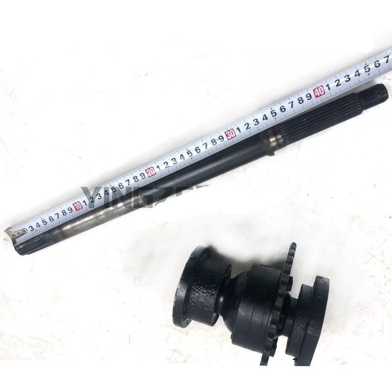 DIY Four Wheel GO KART KARTING ATV UTV Buggy 38T Transmission Rear Axle Chain Sprocket Differential