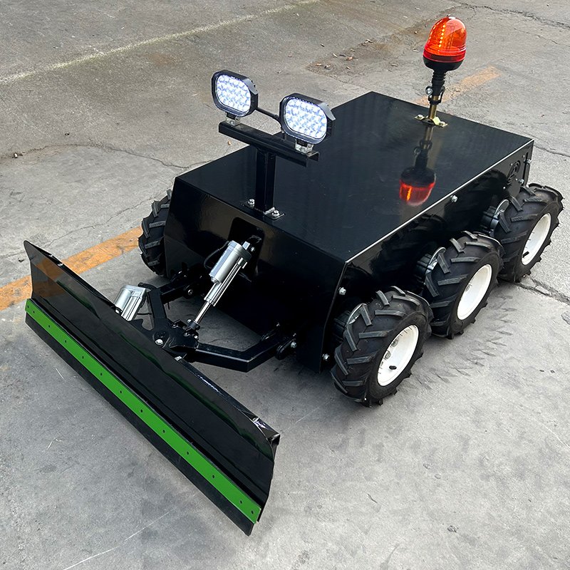 Powerful Wheel Electric Remote Control Snow Shovel Robot Zero Turn Snow Plow with 200KG Push Force Gear Bearing Core Components