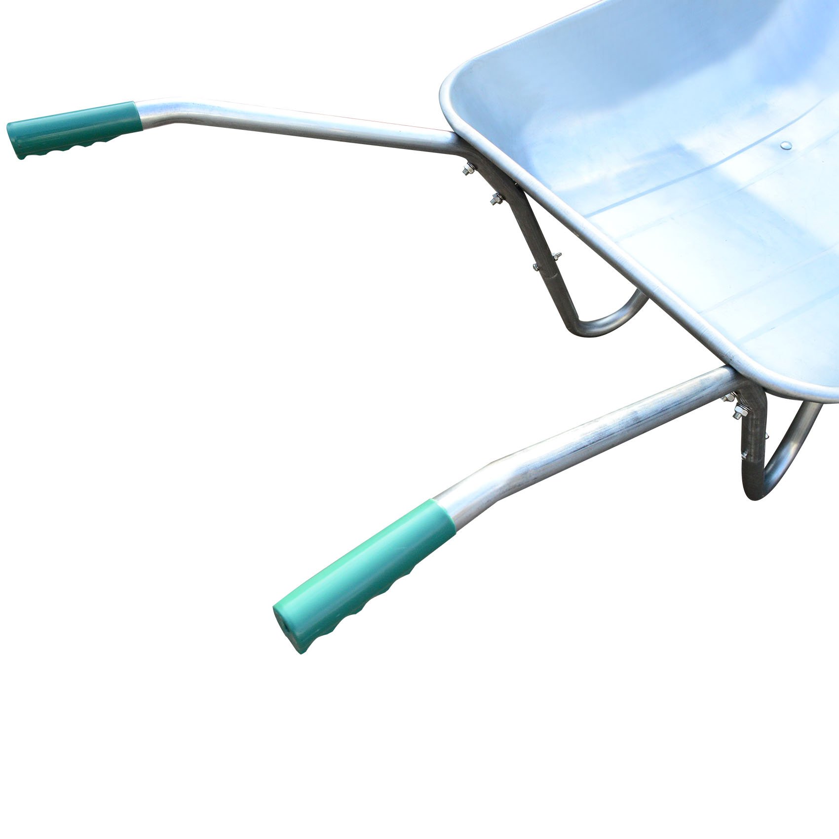 Outdoor 160L/200L Function Double Wheels Galvanized Steel Home Garden Cart Commercial Wheel Barrow Wheelbarrow