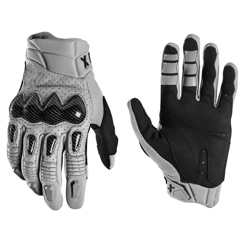 Customized MX XC BMX ATV Motocross Gloves Touch Screen Motorcycle Riding Gloves Leather Carbon Fiber Protective MTB Gloves