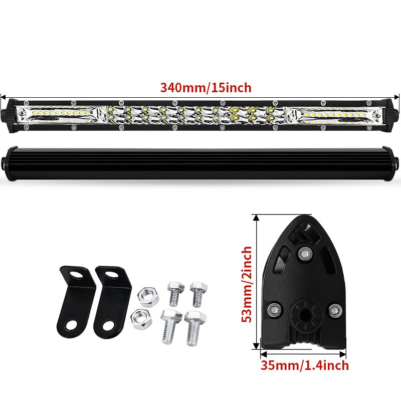 New Design 120w 15inch Led bar Light Dual Rows White Light Led Light Bars for Atv Car Truck Off-road