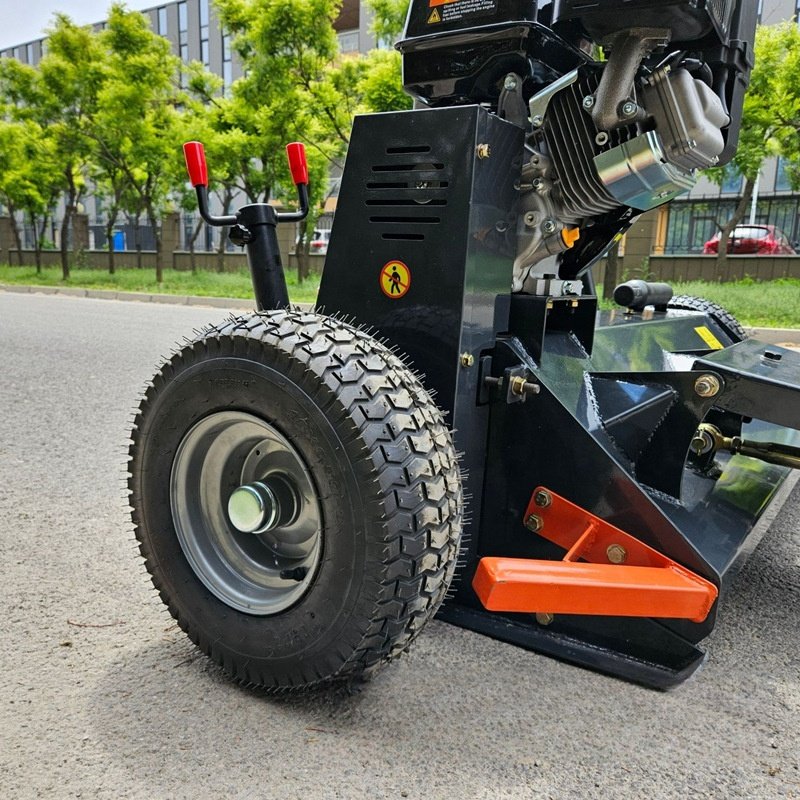 Trailer Mounted Tow 2 Wheels Mini Small 15HP Gasoline Engine Power Atv Flail Mower for Lawn Grass Cutting