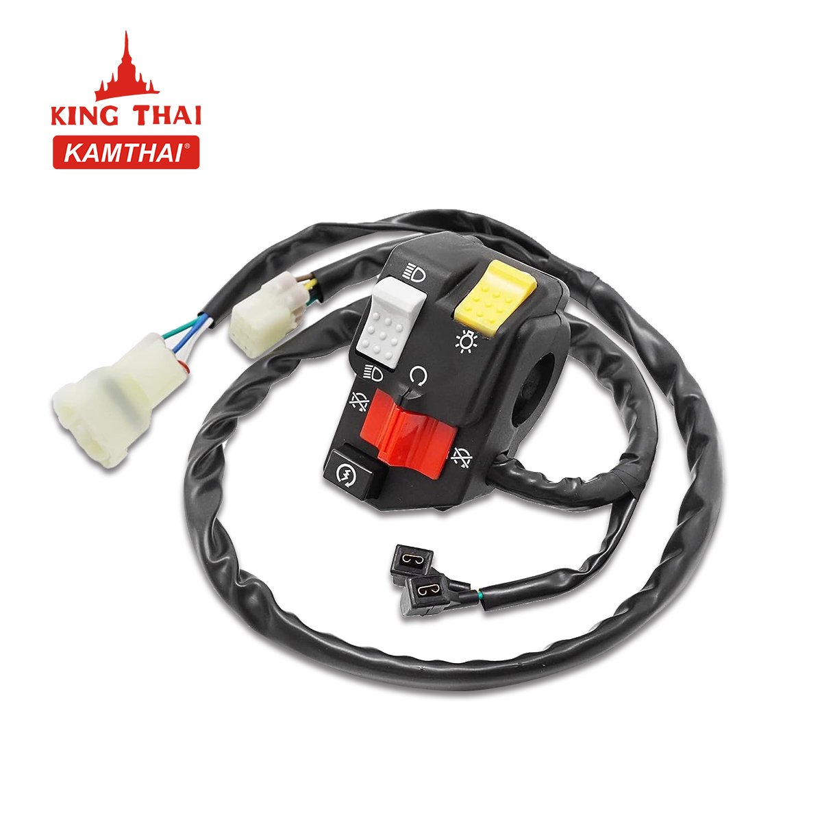 Kamthai Handlebar Control Switch Start Stop Headlight for Honda ATV 4x4 400cc TRX400EX Fourtrax Sportrax 1999-2004 35020-HN1-000