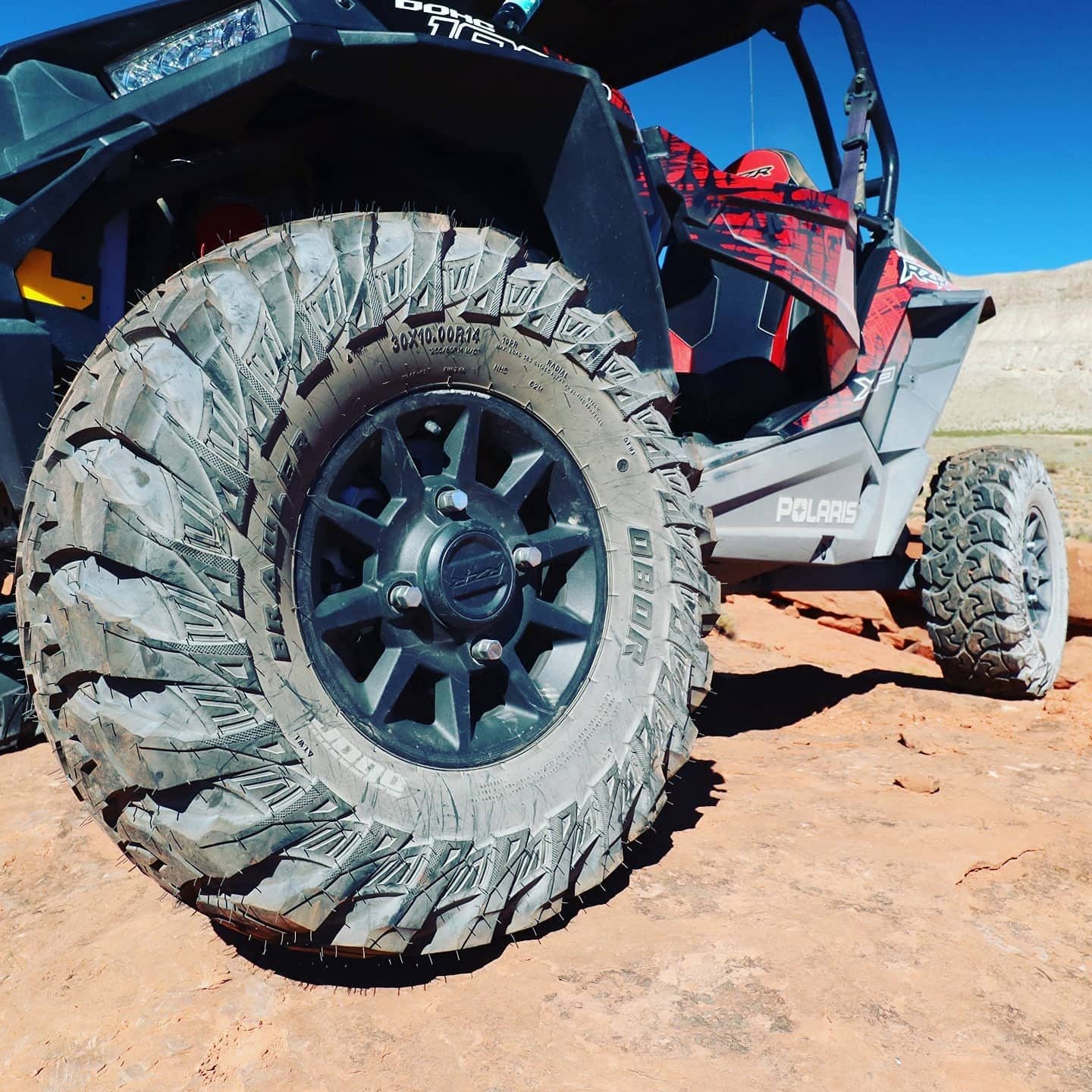 OBOR BRAWLER UTV Tires 28x10R14 10 Ply 30x10-R14 32x10-R14 Front/Rear Radial Tires for UTV SxS Side by Side ATV and UTV Tires