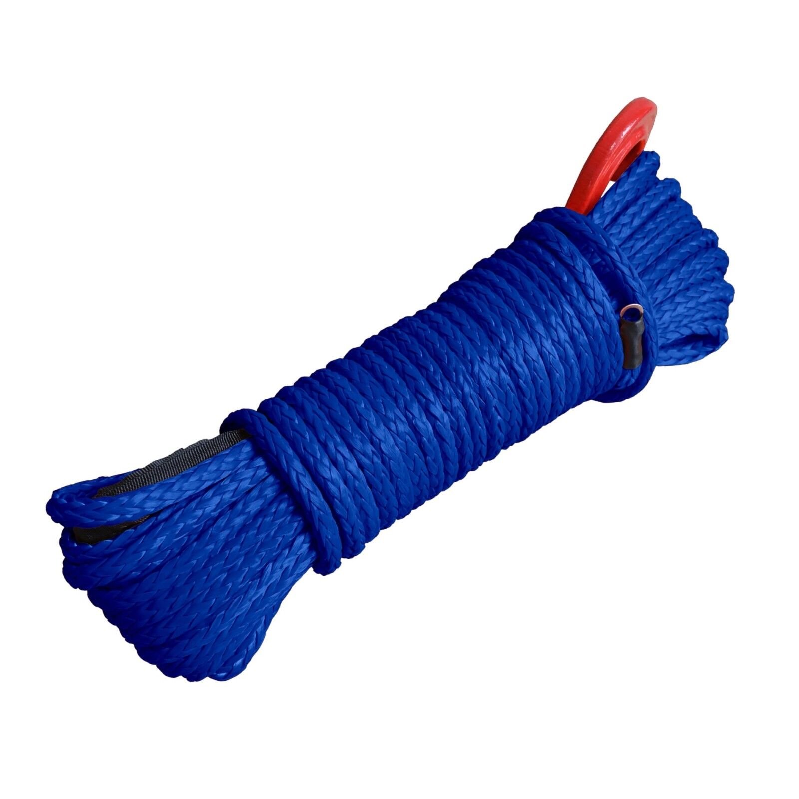 Durable Winch Rope with Hook Lug and Protective Sleeve UHMWPE for ATV/UTV/SUV & Accessories