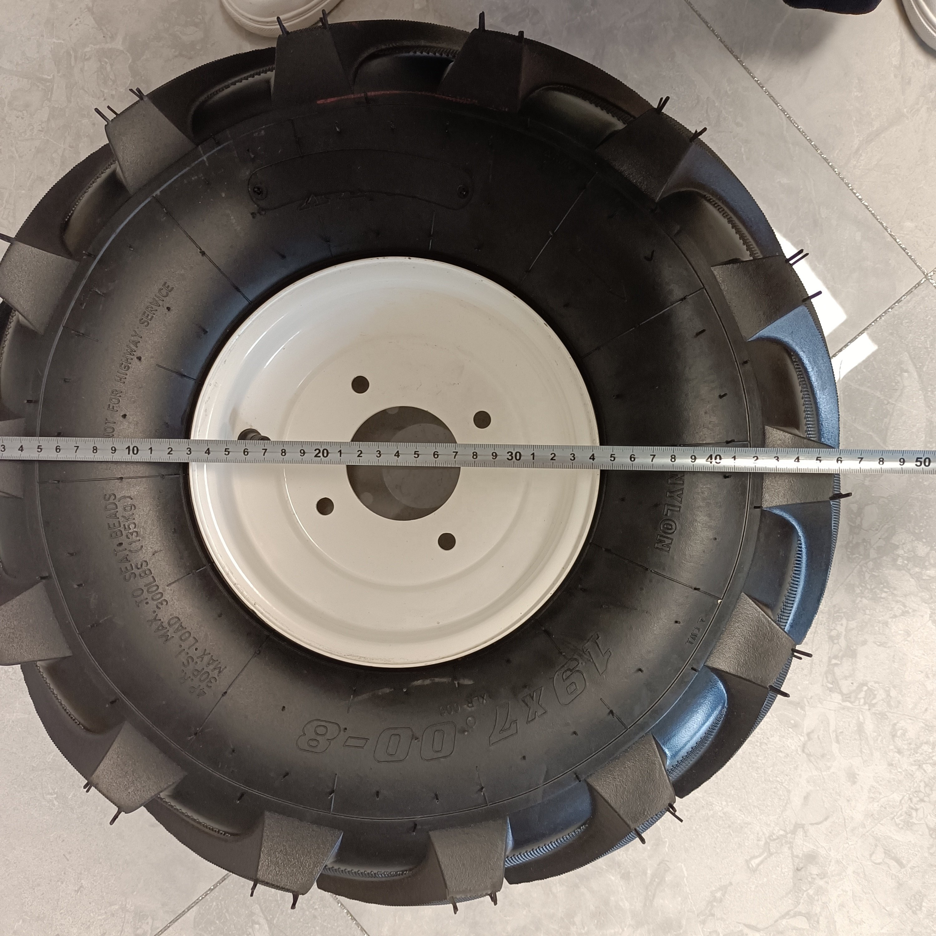 19x7-8 Tubeless Tyre Agricultural Mini Tiller Tire Wheel 19x7.00-8 for Russia Market