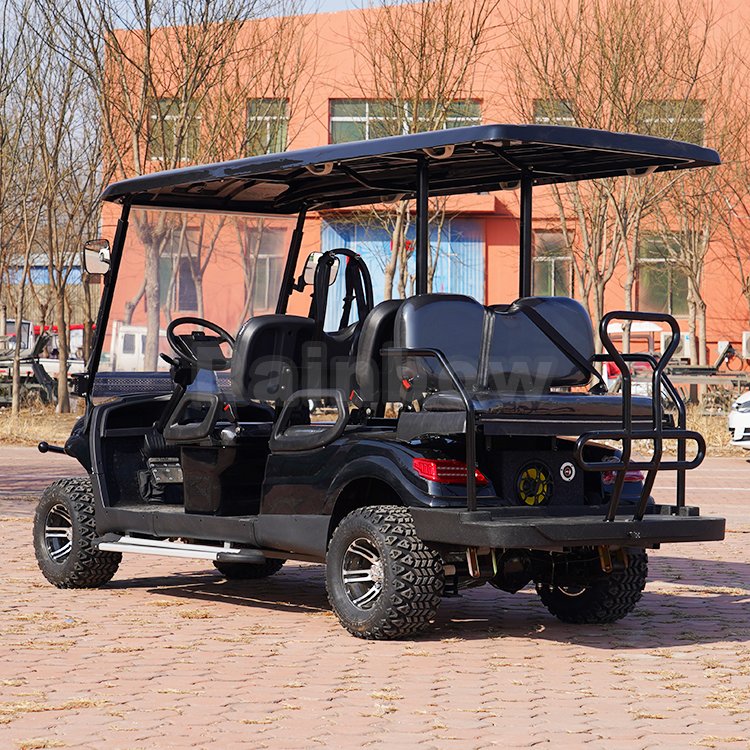 Customized Color CE Approval Cheap Fashion Style 48V New Off Road Golf Cart 6 Seat Fast Speed Buggy