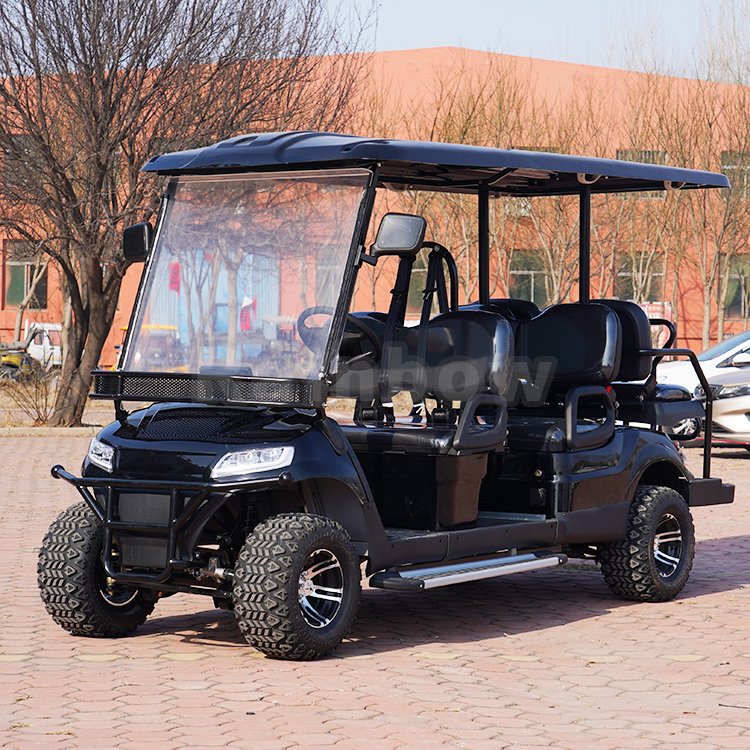 Customized Color CE Approval Cheap Fashion Style 48V New Off Road Golf Cart 6 Seat Fast Speed Buggy