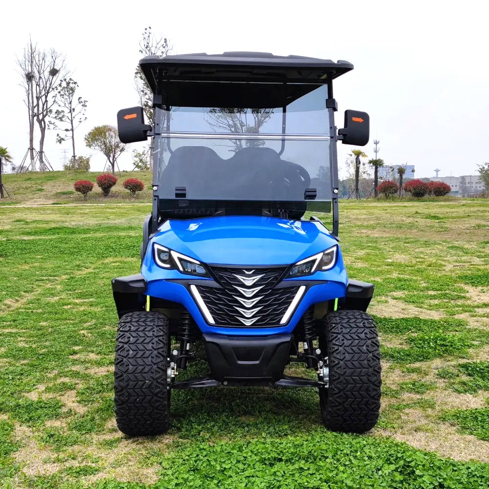 Electric jeep High Performance 4+2 Seats nissan Patrol Car Electric Golf Cart Battery Powered 4 Wheels Atv 500cc