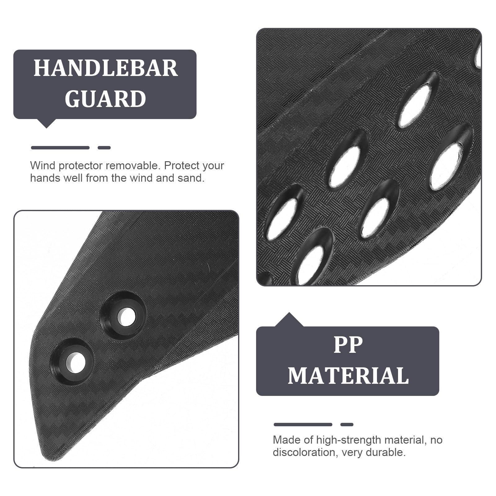 Handlebar Hand Brush Guards Handguards Assy for Motocross Motorcycle Off-road Pit Dirt Bike ATV Black