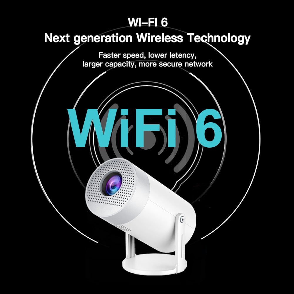 New Atv Projector Mg50 Android 12 4k Home Use Projector Support 1080p Net-flix Sta-lker 5g Wifi6 BT with Voice Digital Remote