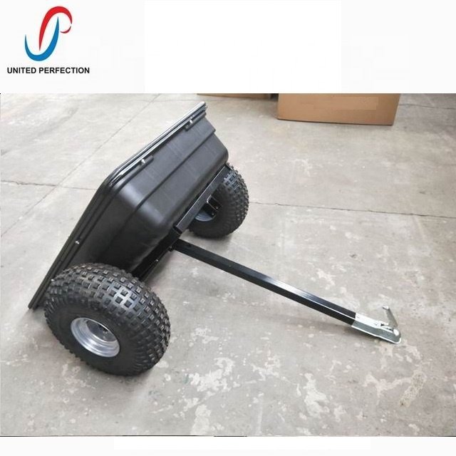2020 March Sale Promotional 300L 10 Cuft Plastic Utility ATV Dump Trailer Fast Delivery Small Size