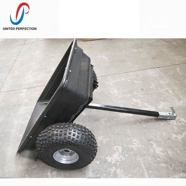 2020 March Sale Promotional 300L 10 Cuft Plastic Utility ATV Dump Trailer Fast Delivery Small Size