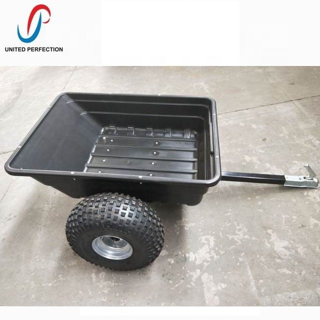 2020 March Sale Promotional 300L 10 Cuft Plastic Utility ATV Dump Trailer Fast Delivery Small Size