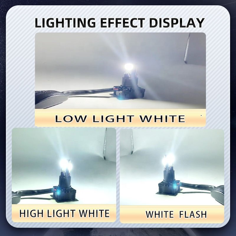 Motorcycle Led Headlight H4 Ba20d H6 S2 High Low Beam Bulb With Flash ATV Driving Lights Fog Lamp Bulb