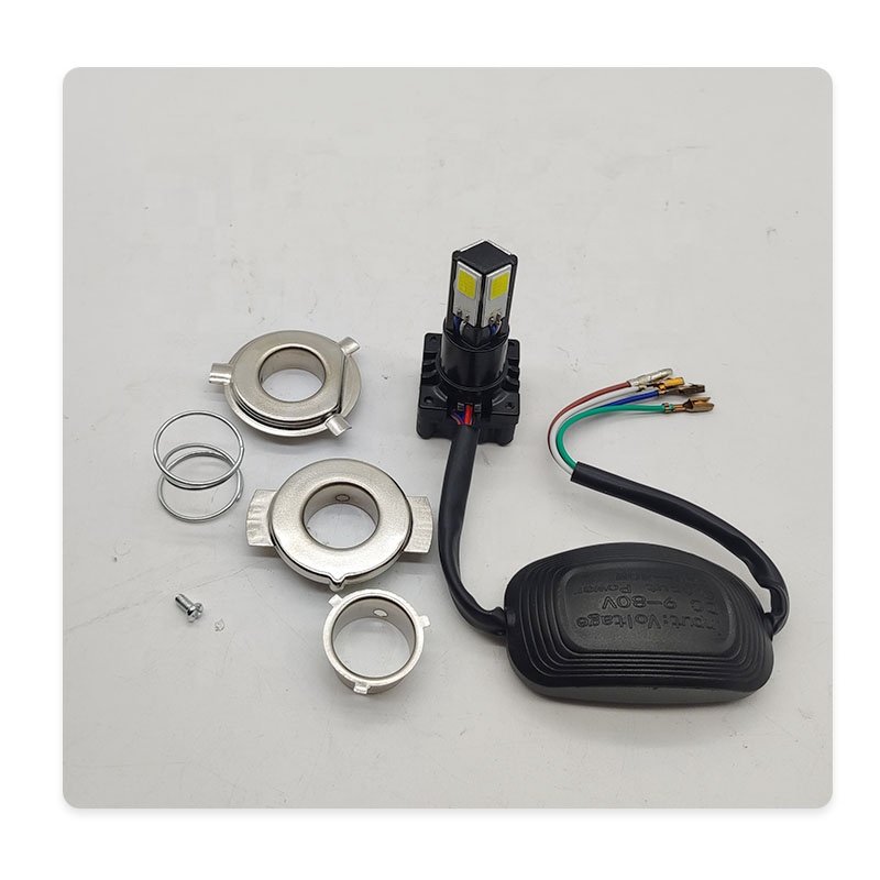 Motorcycle Led Headlight H4 Ba20d H6 S2 High Low Beam Bulb With Flash ATV Driving Lights Fog Lamp Bulb