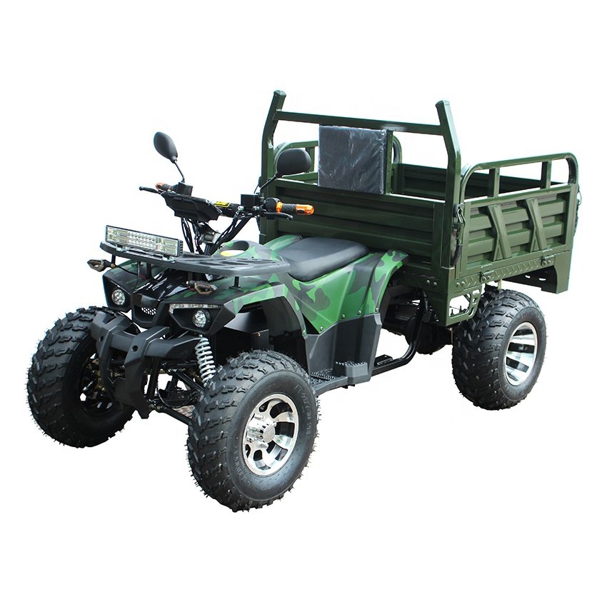 Electric Off-road Vehicles Farm Mountain Truck 4 Wheel Electric ATV with Hopper