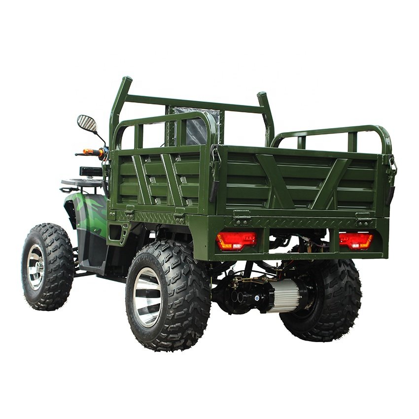 Electric Off-road Vehicles Farm Mountain Truck 4 Wheel Electric ATV with Hopper