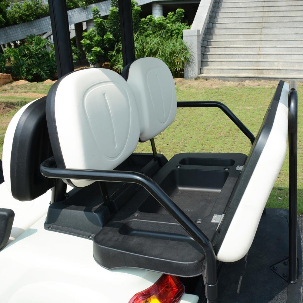 LVTONG Wholesale 4 Person Mini Four Enclosed Electric Golf Cart Car With 72V 48V Lithium Battery