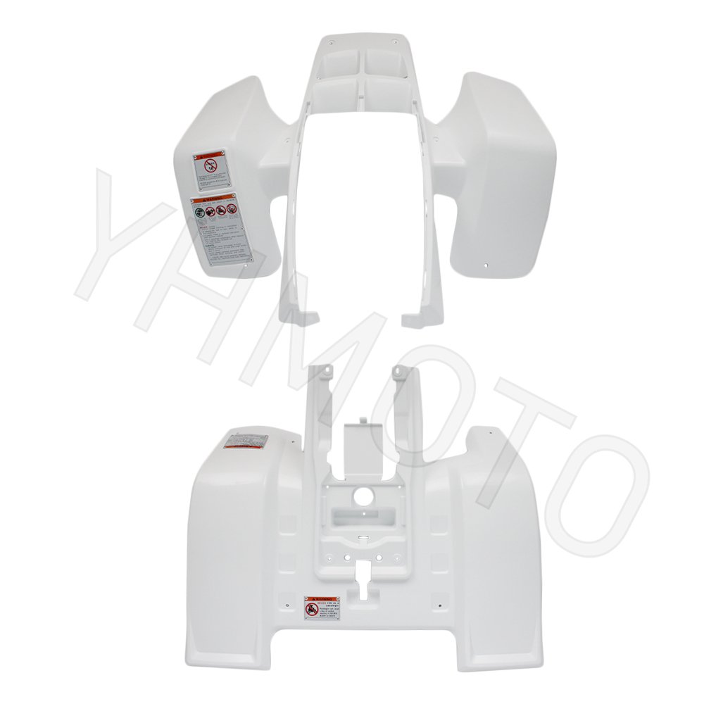 For Yamaha YFZ 350 YFZ350 Banshee YFZ350 Kit de carenado de carroceria de plastico para guardabarros delantero y trasero de ATV